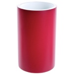 Gedy YU98-53 Round Ruby Red Free Standing Toothbrush Holder